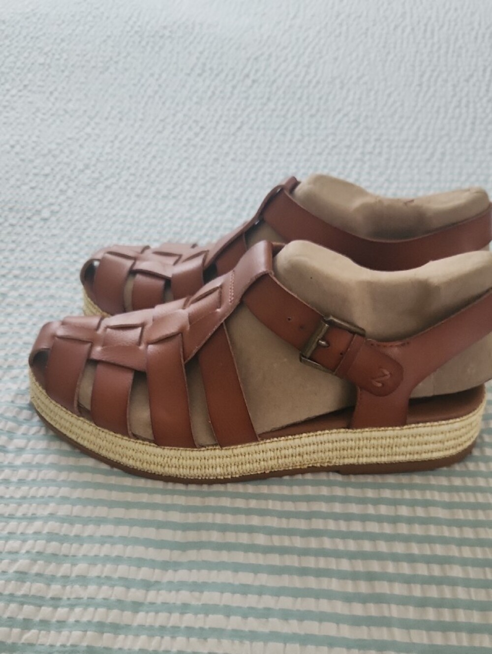 Zodiac Tan Sandal with Ankle Strap - Picture 5 of 10